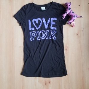 Victoria's Secret PINK black tee